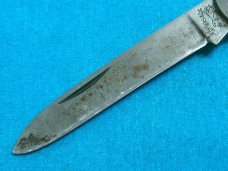 VINTAGE LUTTERS & CIE 1147 SOLINGEN GERMAN BAREHEAD FOLDER FOLDING JACK POCKET KNIFE KNIVES OLD