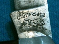 VINTAGE LUTTERS & CIE 1147 SOLINGEN GERMAN BAREHEAD FOLDER FOLDING JACK POCKET KNIFE KNIVES OLD
