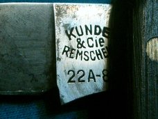 VINTAGE KUNDE CIE REMSCHEID 22A-8 GERMANY FANCY FOLDING SLEEVEBOARD PEN JACK POCKET KNIFE KNIVES OLD