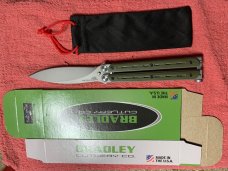 Bradley cutlery company, first production, run bearer, ops manufacturer