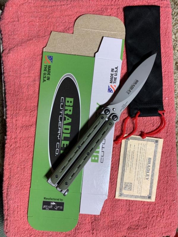 Bradley cutlery company, first production, run bearer, ops manufacturer Bradley cutlery company, first production, run bearer, ops manufacturer
