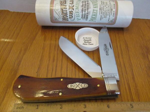 Great Eastern Antique Natural Bone Pioneer Trapper Pattern # 235220