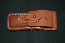 Benchmark AG Russell Rolex Sliding Type Knife with Leather Case