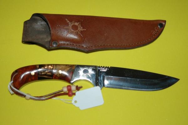 Paul Neal Custom Knife with Original Sheath