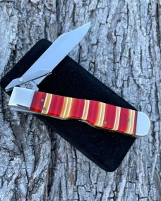 CASE BROTHERS ** CANDY STRIPE SYNTHETIC CHEETAH