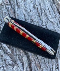 CASE BROTHERS ** CANDY STRIPE SYNTHETIC CHEETAH