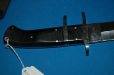 Cold Steel Black Bear Classic Subhilt Fighting Knife with Leather Sheath