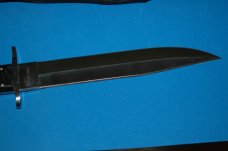 Cold Steel Black Bear Classic Subhilt Fighting Knife with Leather Sheath