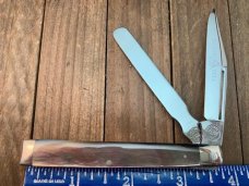 Wendell Carson Fighting Bull Doctor’s Knife Black Lip Pearl 2006 Drop Dead Gorgeous!