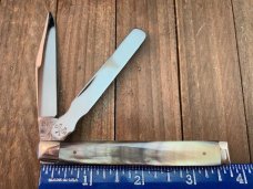 Wendell Carson Fighting Bull Doctor’s Knife Black Lip Pearl 2006 Drop Dead Gorgeous!