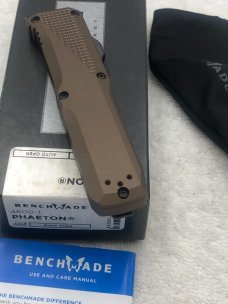 Benchmade 4600-1Phaeton Double Action Out The Front Automatic Knife New In Box Discontinued