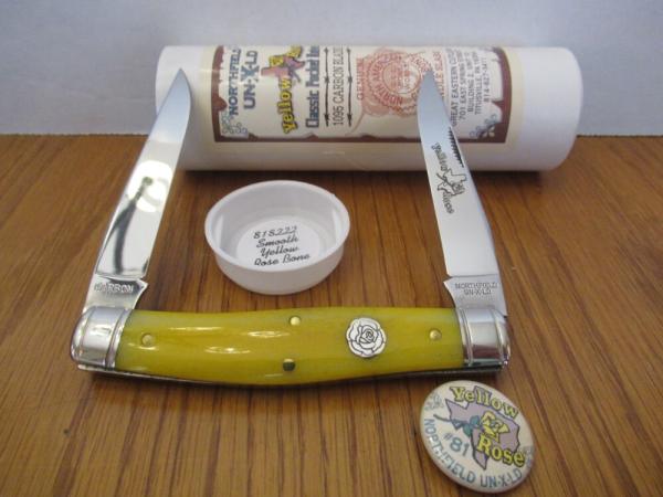 Great Eastern Northfield UN-X-LD Yellow Rose Coon Skinner Pattern # 818222