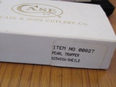 Case XX 1997 Mother Of Pearl Trapper XX on Blade Pattern # 8254 SS