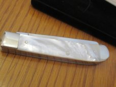 Case XX 1997 Mother Of Pearl Trapper XX on Blade Pattern # 8254 SS