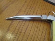 Case XX 1940 to 1964 Yellow Delrin Handle Marlin Spike Riggers Knife Pattern #3246R