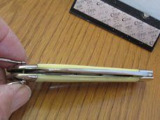 Case XX 1940 to 1964 Yellow Delrin Handle Marlin Spike Riggers Knife Pattern #3246R