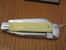 Case XX 1940 to 1964 Yellow Delrin Handle Marlin Spike Riggers Knife Pattern #3246R