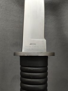 + *RARE* PACIFIC CUTLERY (PRE-BENCHMADE) TANTO by KUZA ODA JAPAN W/LEATHER SHEATH! +