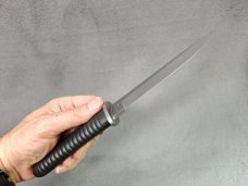 + *RARE* PACIFIC CUTLERY (PRE-BENCHMADE) TANTO by KUZA ODA JAPAN W/LEATHER SHEATH! +