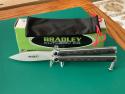 Bradley Kimura BCC903 Balisong Butterfly Knife 3.75" Bead Blast Spear Point Blade, Carbon Fiber Hand