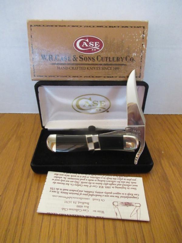 Case XX 2002 Exotic Jet Stone& Mother of Pearl Russlock Pattern # EX1953L SS