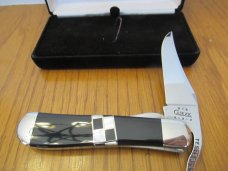 Case XX 2002 Exotic Jet Stone& Mother of Pearl Russlock Pattern # EX1953L SS