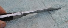 New York Knife Co. Walden Early Coke Bottle Ebony 5 1/4" Closed Tight Loud 1/2 Stop Civil War?