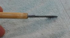 Miller Bros. Cutlery Meriden CT. 1870 Bone Handle Ink Eraser 5 5/8 Parchment Vellum