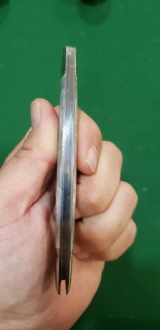 4 3/4" Custom Made Bird's Head Bolsters Half Congress, imitation Pearl Handles