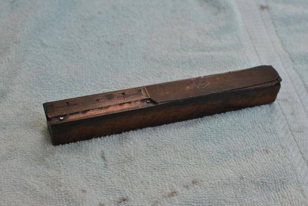 Goodell Knife Co. NH 1851 Copper And Steel Print Block On A Wood Base 1870's 6 x 1" Goodell Knife Co. NH 1851 Copper And Steel Print Block On A Wood Base 1870's 6 x 1"
