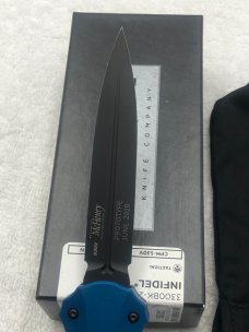 Benchmade 3300BK-2001 Infidel Limited Edition Prototype June 2020 Double Action Out The Front Auto