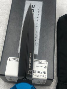 Benchmade 3300BK-2001 Infidel Limited Edition Prototype June 2020 Double Action Out The Front Auto