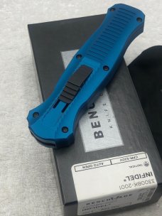 Benchmade 3300BK-2001 Infidel Limited Edition Prototype June 2020 Double Action Out The Front Auto