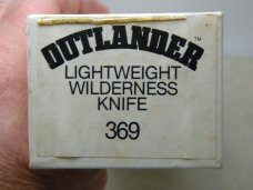 Case XX SS USA 4 Dot 1986 Outlander Lightweight Wilderness Fixed Blade Sheath Knife in Box