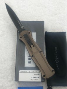 Benchmade 3300BK-1901 Limited Edition Infidel Double Action Out The Front Automatic Knife New In Box