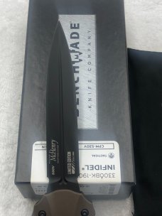 Benchmade 3300BK-1901 Limited Edition Infidel Double Action Out The Front Automatic Knife New In Box