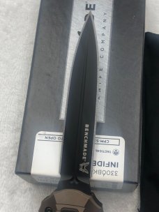 Benchmade 3300BK-1901 Limited Edition Infidel Double Action Out The Front Automatic Knife New In Box