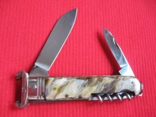 VINTAGE ROSTFREI STAMPED ITALIAN MANUAL SHELL PULLER KNIFE