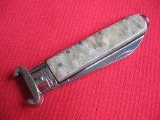 VINTAGE ROSTFREI STAMPED ITALIAN MANUAL SHELL PULLER KNIFE