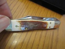 Case XX 2006 Mammoth Ivory Cheetah Cub Pattern # I11 1/2 SS