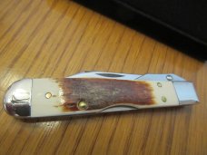 Case XX 2006 Mammoth Ivory Cheetah Cub Pattern # I11 1/2 SS