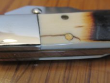Case XX 2006 Mammoth Ivory Cheetah Cub Pattern # I11 1/2 SS