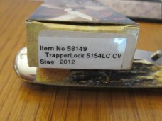 Case XX 2011 Stag Rancher CV  TrapperLock Pattern # 5154LC  CV