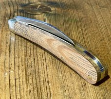 A Wright & Son, "Ettrick" Swayback with Whisky barrel Oak scales