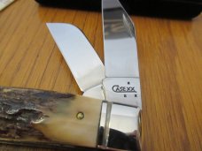 Case XX 2007 Mammoth Bark Ivory Large Stockman Pattern # I375 SS