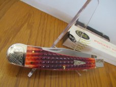 Case Encyclopedia Mint Set Family Brands Cattaraugus Red Bone Bana Trapper Pattern # 6151 SS