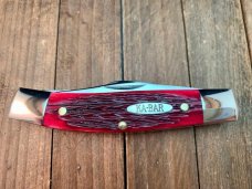 Kabar by Queen Stockman Red Pin Feather or “Italian” Jigged Bone 1990