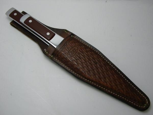 Case XX USA 9 Dot (1971) Model 305 Throwing Knife Set Fixed Blade Sheath Knife