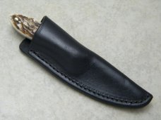 *Custom* C.C. (Chuck) Stapel Stag Miniature Fixed Blade Sheath Knife