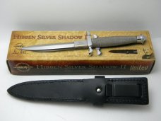 United Cutlery Gil Hibben GH751 Silver Shadow II Fixed Blade Sheath Knife in Box